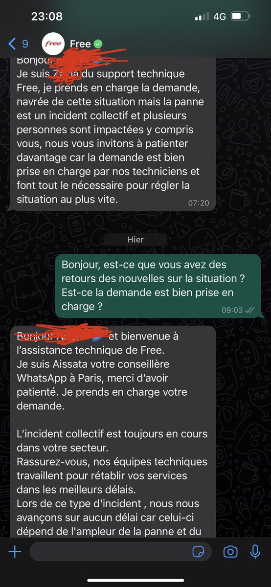 nacho_laab's tweet photo. @CNEWS @Zart_b Panne générale du réseau free à Neuilly sur marne depuis 1 semaine.  Les techniciens travaille dessus depuis des jours. Est-ce c’est le réseau fibre de free qui est défaillante ou l’installation Fibre de la ville faites par @SFR  @free  @Zart_b ? Je veux juste internet https://t.co/d43WZcis2S