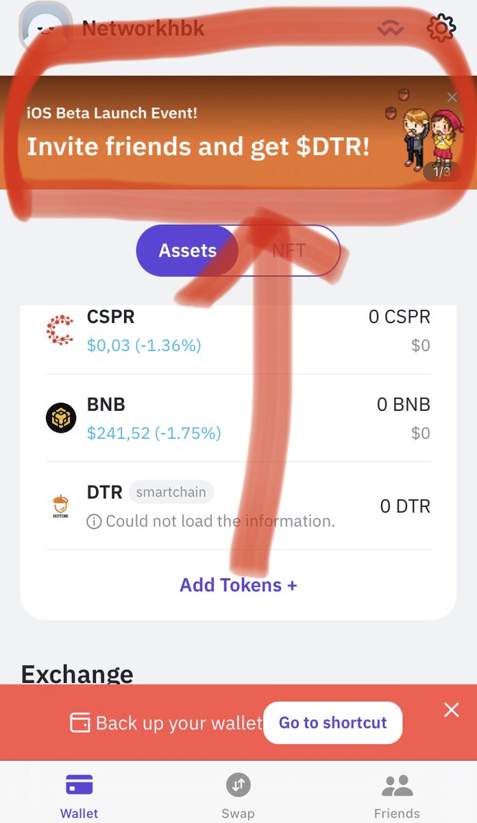 networkhbk's tweet image. ☢️Bedava 12$ Etkinliği
⏳Süre 5 dakika

🎟️@BurritoWallet etkinlik başlattı. Altta yazdığım şeyleri yapın 10 DTR token kazananın. 1 $DTR = 1,2$

➡️En altta verdiğim linklerden ios veya android’e göre uygulamayı indirin. 

➡️1. resimde en altta işaretlediğim ‘Create new wallet’…