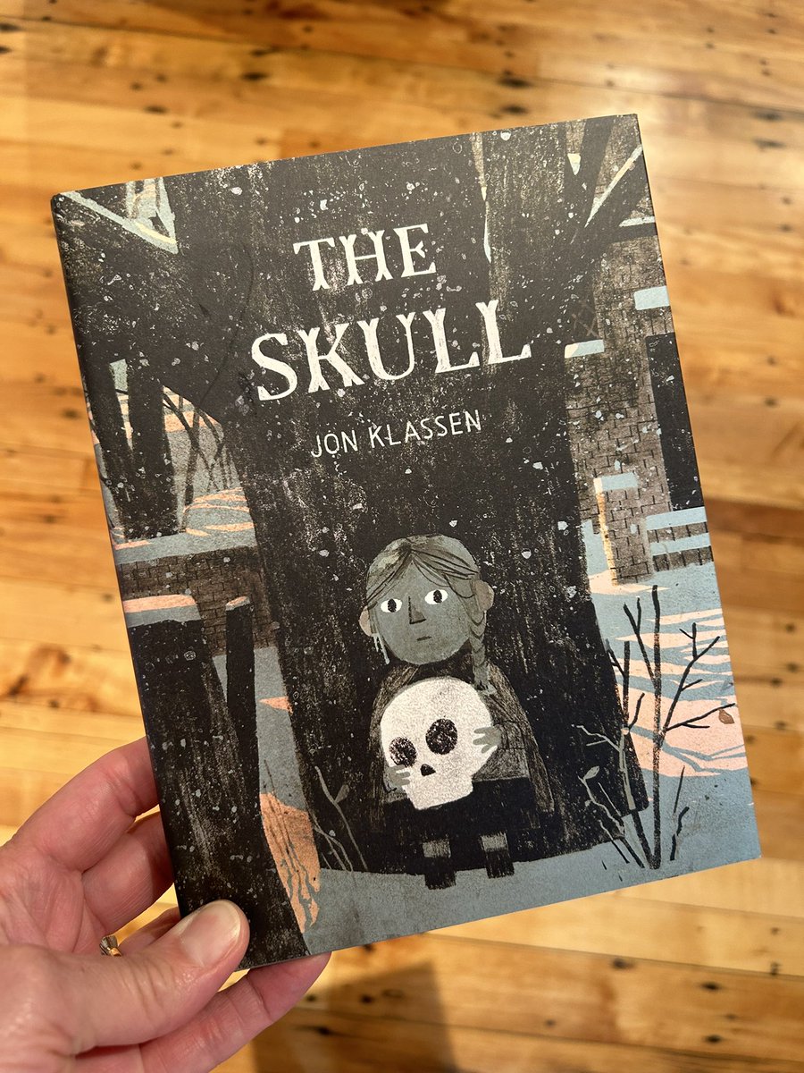 AnnieCRomano's tweet image. I adore this one! Equal parts dark &amp;amp; enchanting, w/a solid helping of wry humor, #TheSkull gives a nod to young courage &amp;amp; the importance of trusting yourself. 
#juvenilefiction #folklore #folktale #kidlit #kidlitpick #ReadingForTreasure #BooksellerPick @jonklassen @Candlewick