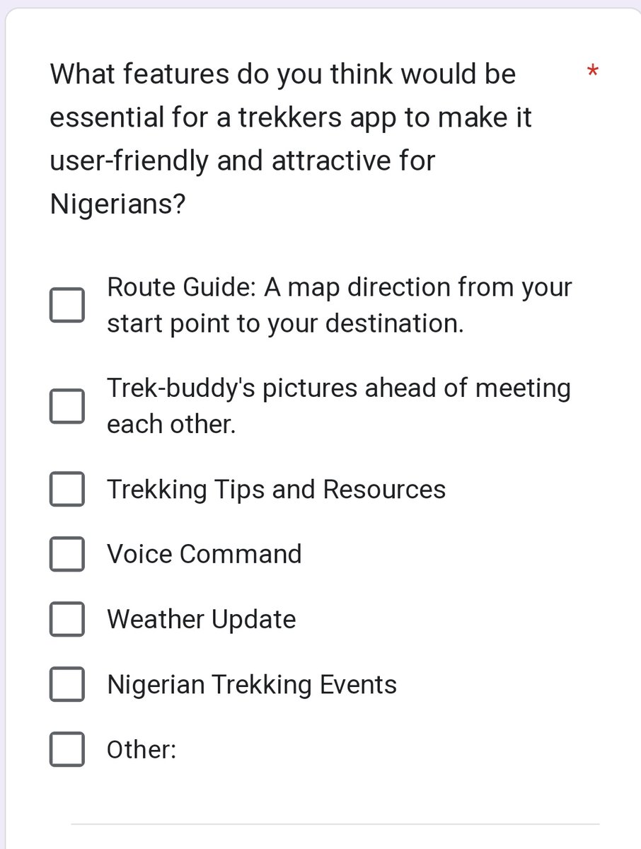 muridell's tweet photo. A lot of us actually participate in outdoor activities like walking, jogging and sometimes hiking, we'd like to your thought on having a platform where you can link up with people performing same activities with you.

Click here to share your thoughts:
https://t.co/Mr9dgKEJ71 https://t.co/lQ6Gp2tSFl