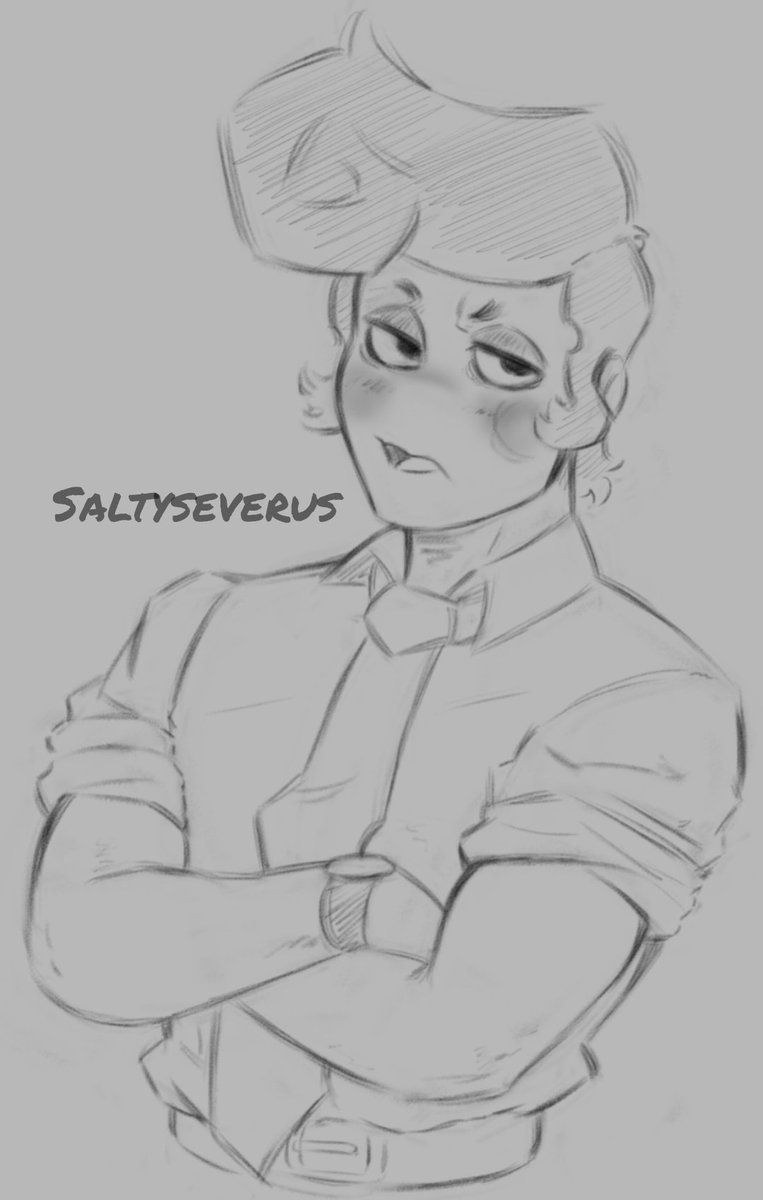 This is a bit older but here is my  OFFICE AU Wally #welcomehome #wallydarling #wally #WelcomeHomeAU #doodle