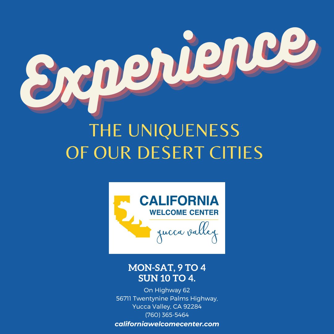 California Welcome Center: Yucca Valley tweet media
