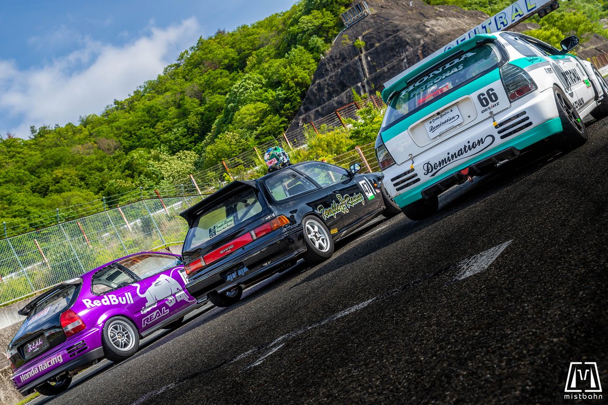 mistbahn's tweet photo. #HAP ( #HawkAutoProject ) #TempleRacing EF9 Honda CIVIC SiR
#DOMINATION #PETRONAS 66 K24-Swapped Honda EK9 CIVIC Type R (R.I.P.😢)
#REAL EK9 Honda CIVIC Type R
#circuitfesta #サーキットフェスタ #サーキットフェスタ2023 #セントラルサーキット #HondaCivic #ホンダシビック #EK9 #EF9 https://t.co/j6nhnUvb9g