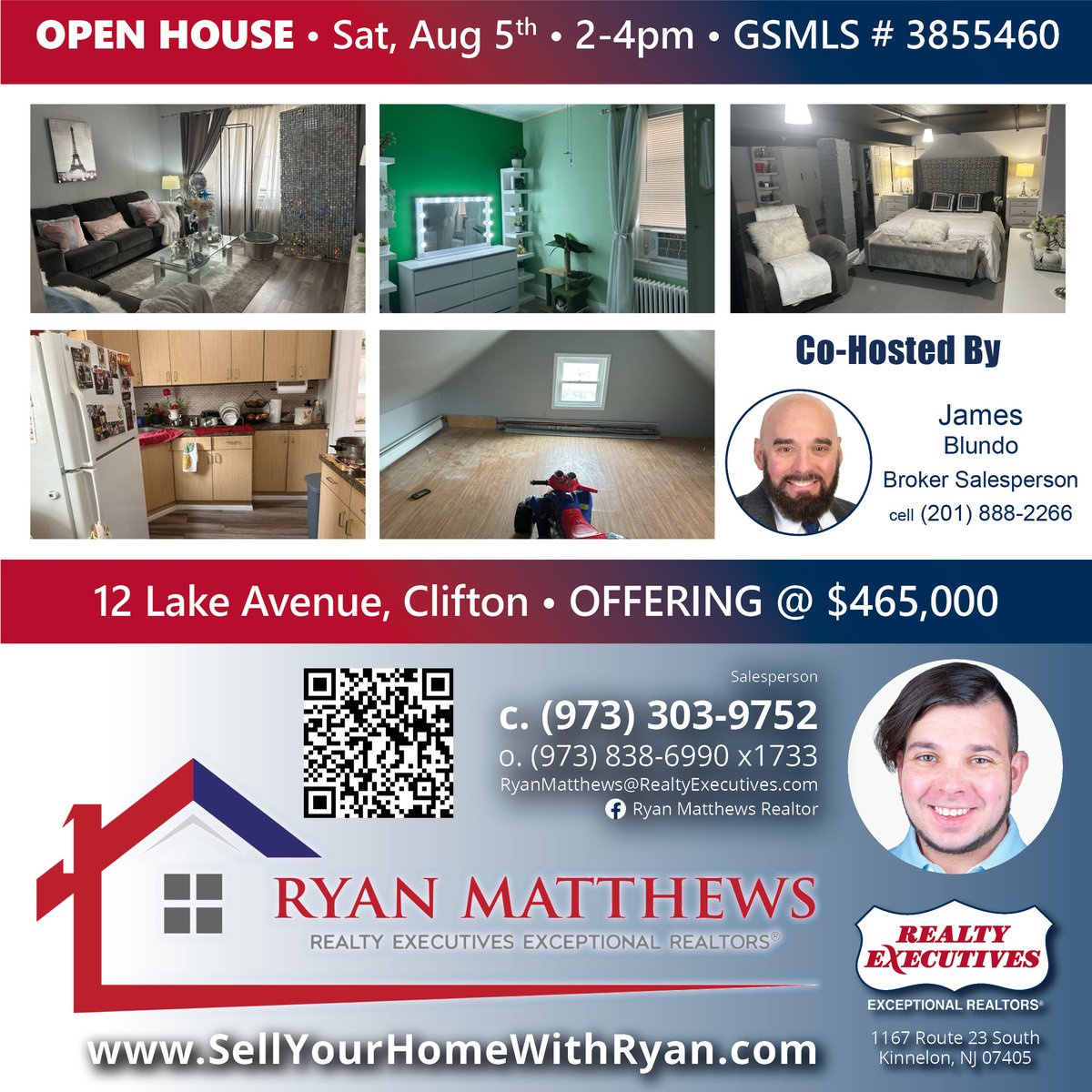 RealtyExecNJ's tweet image. 🤩OPEN HOUSE 📝Saturday, August 5th ⌚2pm - 4pm 🚗12 Lake Ave, Clifton, NJ 💲465,000 🏠WELL SIZED 2 FAMILY HOME IN DESIRED BOTANY VILLAGE SECTION OF CLIFTON #openhouse #cliftonnj #2family #multifamily #investment #newerkitchen #newflooring #finishedattic