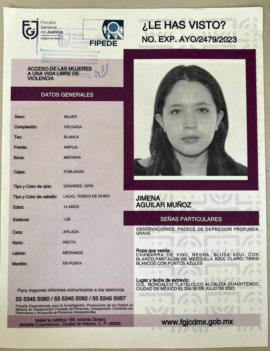 Es mi sobrina favor de difundir <a href="/_LaAlameda/">@_LaAlameda</a> <a href="/LaAlamedaDF/">La AlamedaDF</a> <a href="/LaAlamedaGto/">LaAlamedaGuanajuato</a> <a href="/LaAlamedaMigra/">LaAlamedaMigrante</a> <a href="/AlamedaMorelos/">LaAlamedaMorelos</a> <a href="/LaAlamedaJal/">LaAlamedaJalisco</a> <a href="/LaAlamedaPue/">LaAlamedaPuebla</a> <a href="/AlamedaGuerrero/">LaAlamedaGuerrero</a> <a href="/LaAlamedaSonora/">LaAlamedaSonora</a>