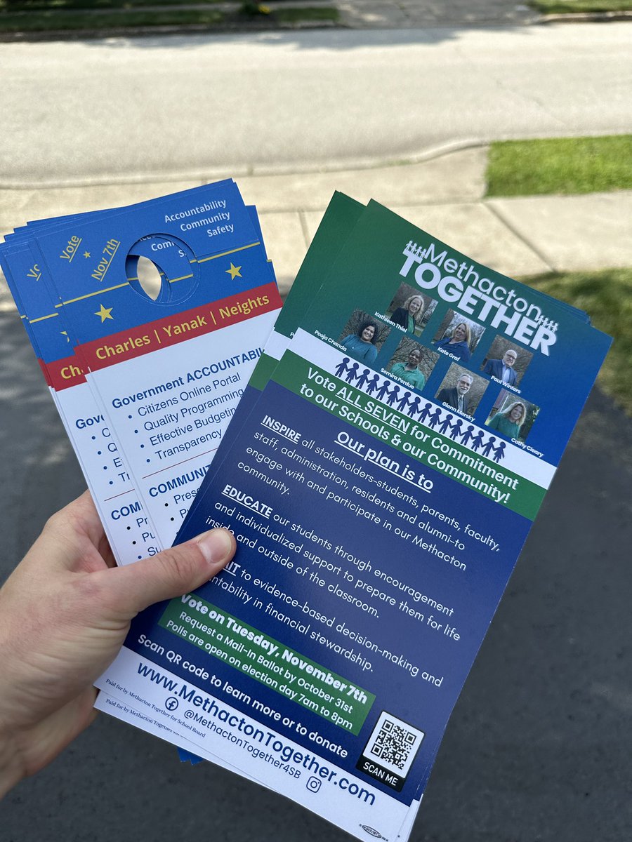 Muth4PA's tweet photo. #TeamMuth out knocking in Lower Providence for @MethactonTog4SB and Gary Neights and Sarah Charles for Township Supervisors (and Lisa Yanak for Auditor)!
#NoOffYear #SchoolBoardsMatter #LocalElectionsMatter #RespectTheHustle https://t.co/c06PuMtTRy