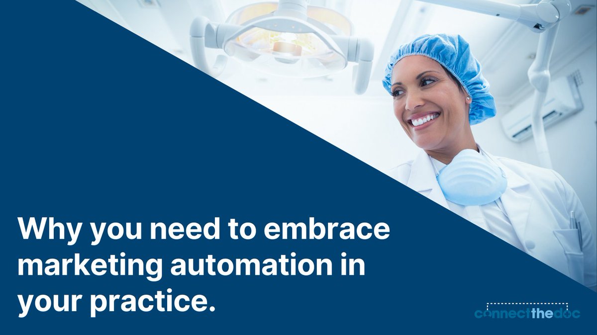connectthedoc's tweet photo. Why does marketing automation matter for dental offices? 🤔

Marketing automation brings numerous benefits to dental practices, transforming how you attract and engage patients. Here's why it's essential: https://t.co/pYHqkXbzmt