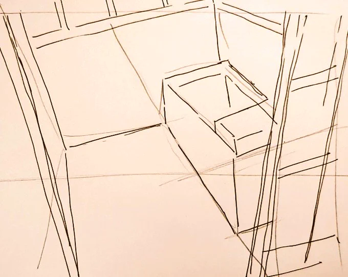#1日1模写 Ⅲ 219/365 今日は人体と室内でした スポーツする女性の躍動感 が素敵 #無煙マッチ