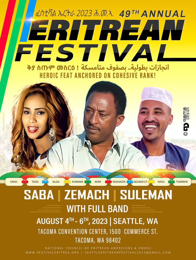 Eritrea1952's tweet photo. Eritrean Festival Seattle 2023  #Eritrea https://t.co/7hUzyOOj00