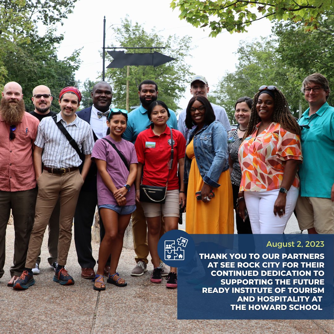 Thank you our partners at See Rock City for their continued dedication to supporting the Future Ready Institute of Tourism and Hospitality at The Howard School! We can't wait to see what our students accomplish the next few years!

#Opportunity2030