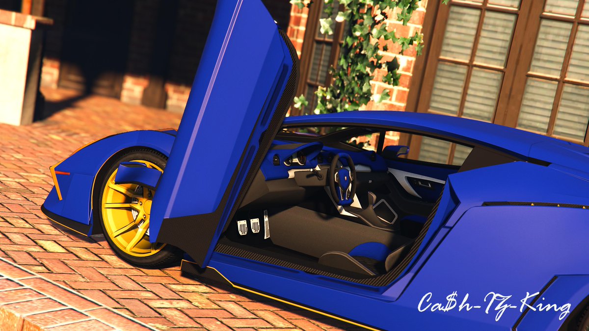 Kingcash_gtavk's tweet photo. Subtle & Brite. Matte blue'n yellow Flip Chameleon. #FlipRims, #Ignus, #Pegassi, #PS5Share, #GrandTheftAutoV, #Gtaonline, #TheFlashKingz, #Rockstargames, https://t.co/aUf7UnvdcF