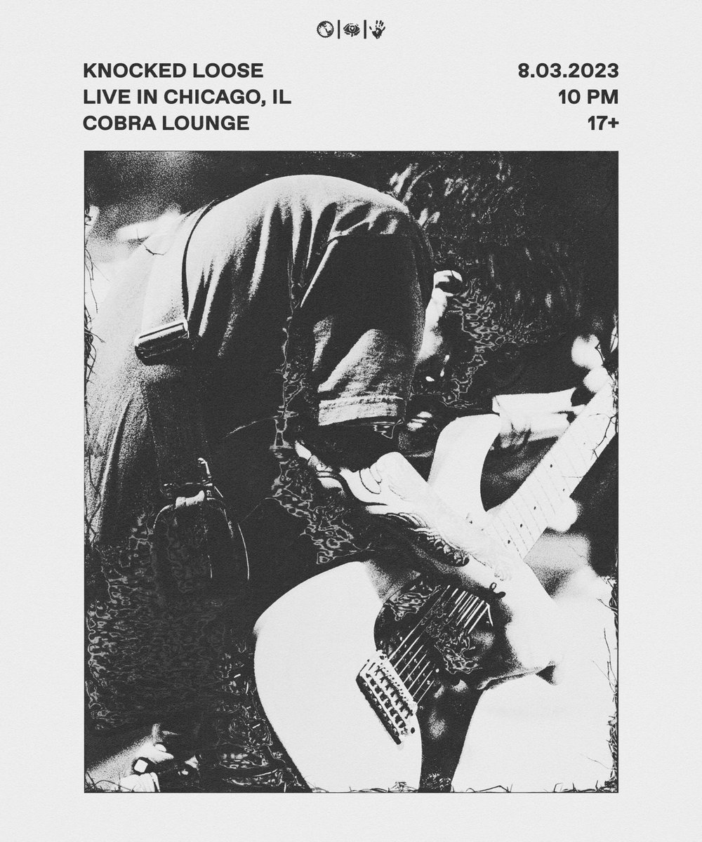 knockedloose's tweet photo. Knocked Loose in Chicago tomorrow… https://t.co/RBc43tDa0Z