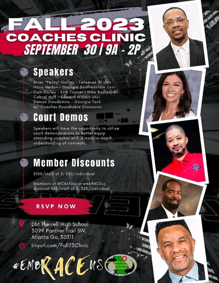 CoachTomParks's tweet photo. 🚨GEORGIA COACHES🚨
Some of the best coaches in the country are going to be in your back yard to help you learn and grow! Don’t miss it!
📅 September 30, 2023
⏰ 9AM - 2PM
📍 DM Therrell High School
💰 $100/staff or $30/individual
💻 https://t.co/vkRM2llmMP
#embRACEUs https://t.co/23VNrbq4pA