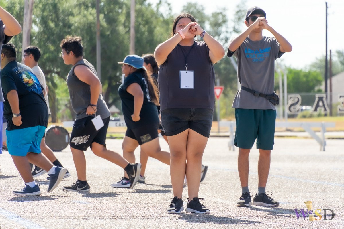 WeslacoISD's tweet photo. It's the start of a new marching band season and it's off to a fantastic start! Can't wait to see how our Wildcat Regiment performers grow and shine! 🎺 🎷 🎶 https://t.co/wyiI728uJt