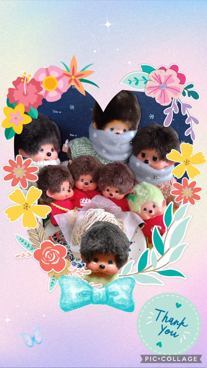 yasu_nu's tweet image. みんないっしょ(๑´∀`๑)

#モンチッチ