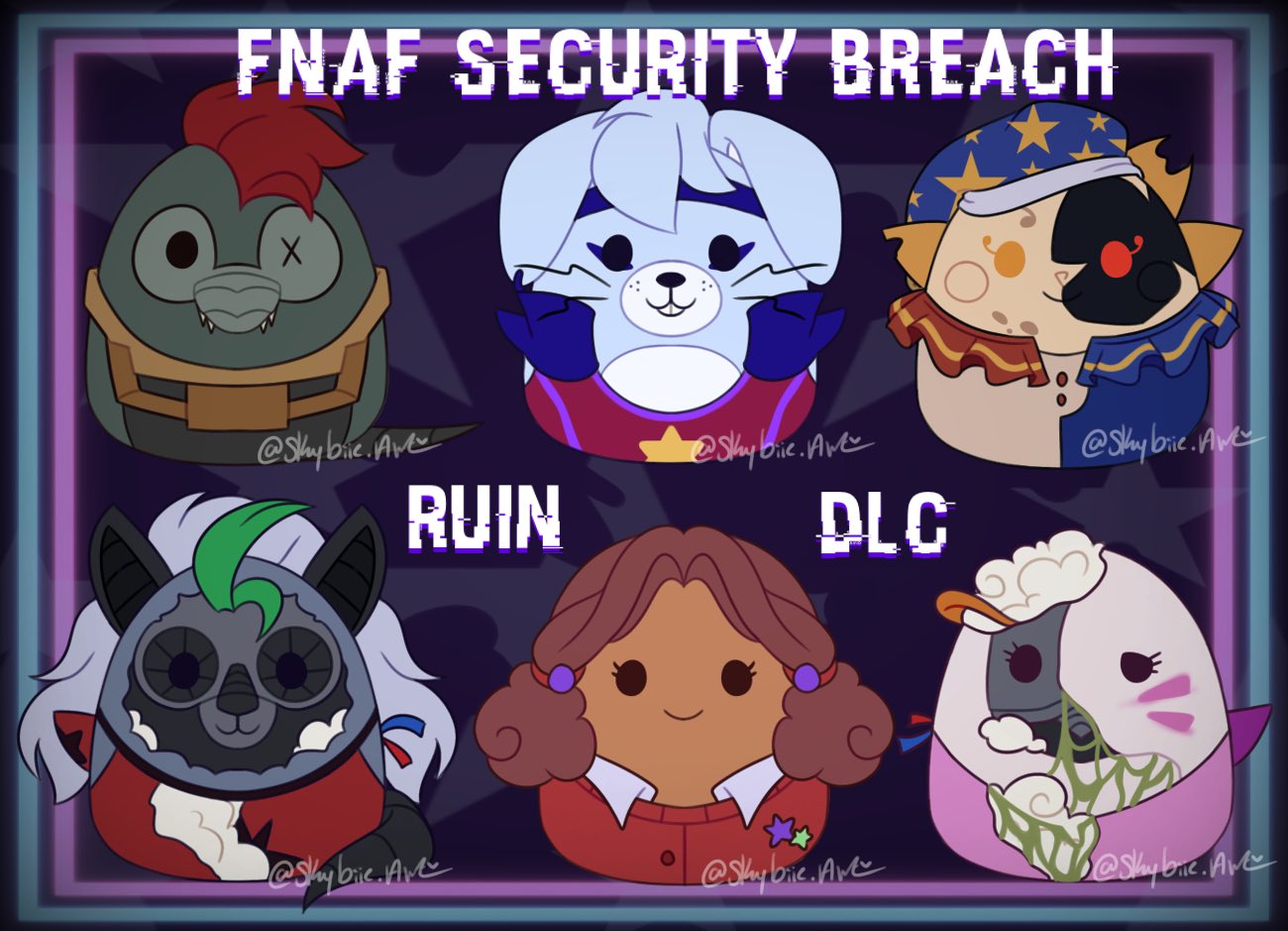 FNAF RUIN SECURITY BREACH in 2023  Fnaf, Five nights at freddy's, Cute  pictures