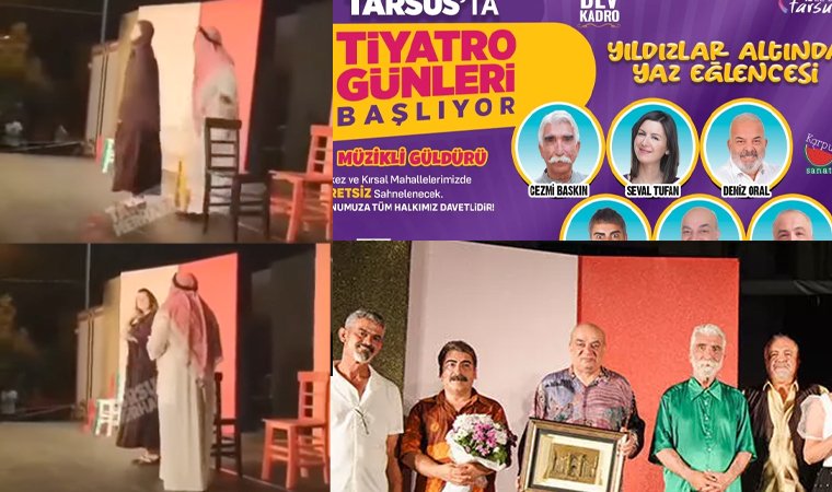 Mersin Valiliği, CHP'li Tarsus Belediyesi'nin düzenlediği ve çarşaflı kadın karakter kullanılarak İslami değerlerin alaya alındığı müstehcen içerikli tiyatro gösterisi hakkında soruşturma başlattı.