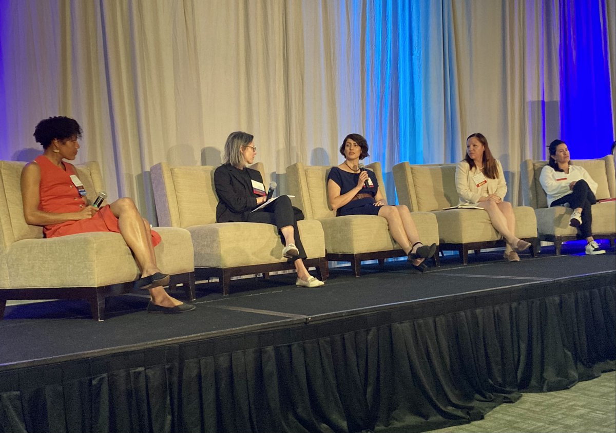CivicWellorg's tweet photo. Honored to welcome Kiara Reed @CivicThread, Sarah Smith @hiltonfound, Saharnaz Mirzazad @Cal_OPR, Kathryn Lipiecki of FEMA Region 9, &amp; Judi Larsen @CalEndow for an insightful conversation on strengthening public-philanthropic collaboration for equitable adaptation funding. #CAF23 https://t.co/WGZvIblHNU
