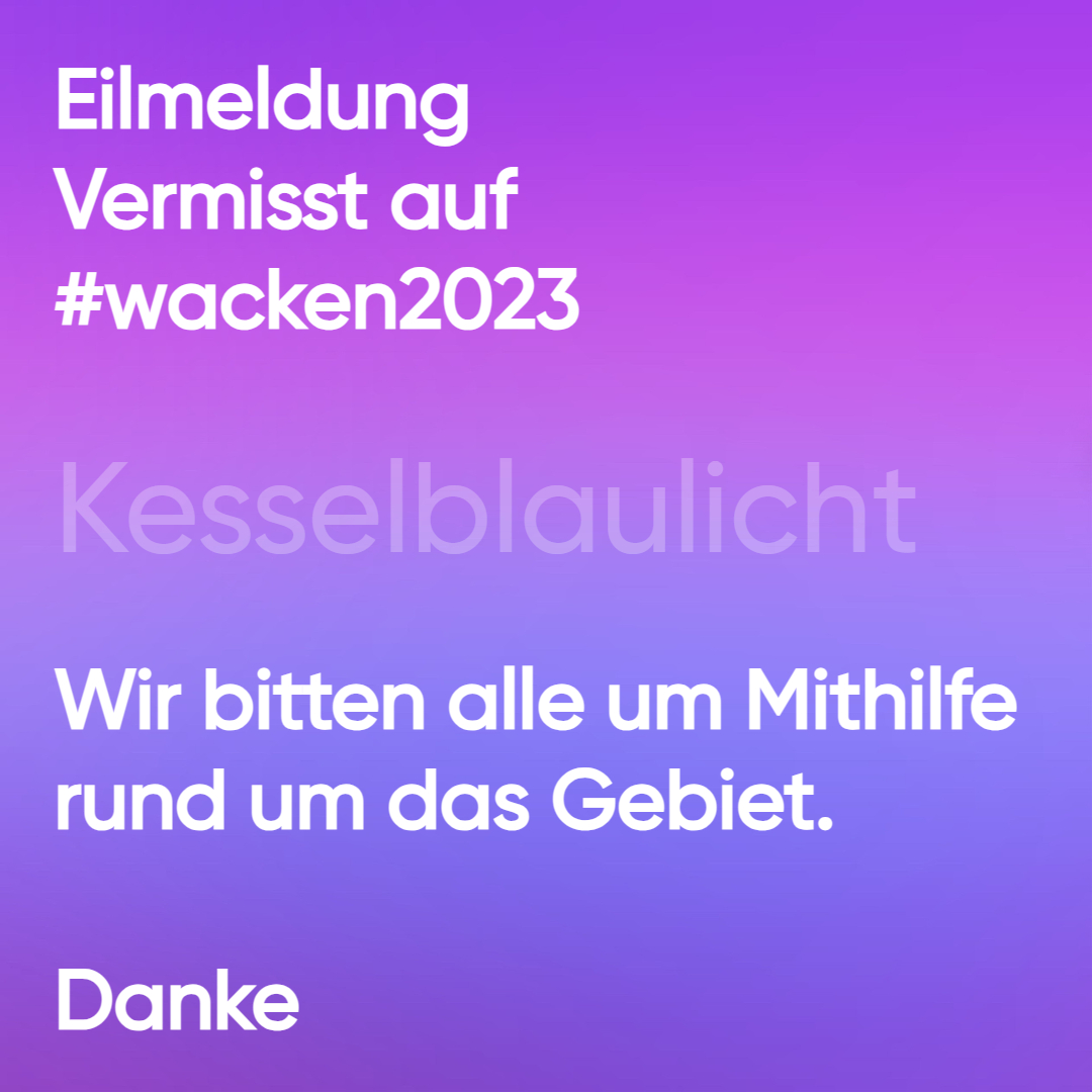 kesselblaulicht's tweet photo. #Wacken2023 #Wacken #Notfall, Wir brauchen eure aktive Mithilfe, jede Minute zählt. Medizinischer NOTALL in Wacken. #germany #unwetter #Polizei 
https://t.co/58g5WF4SMj https://t.co/XGKFE4pTzH