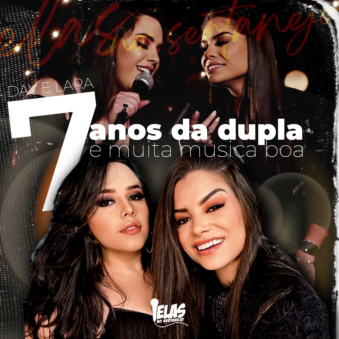O tanto que a gente ama <a href="/DayeLara/">#RespeitaAsBraba</a> 🥰 feliz 7 anos de dupla que venha muito mais de música boa e sucesso! Mulheres que fazem a diferença na música, não apenas cantando mas compondo para muitos artistas ✨