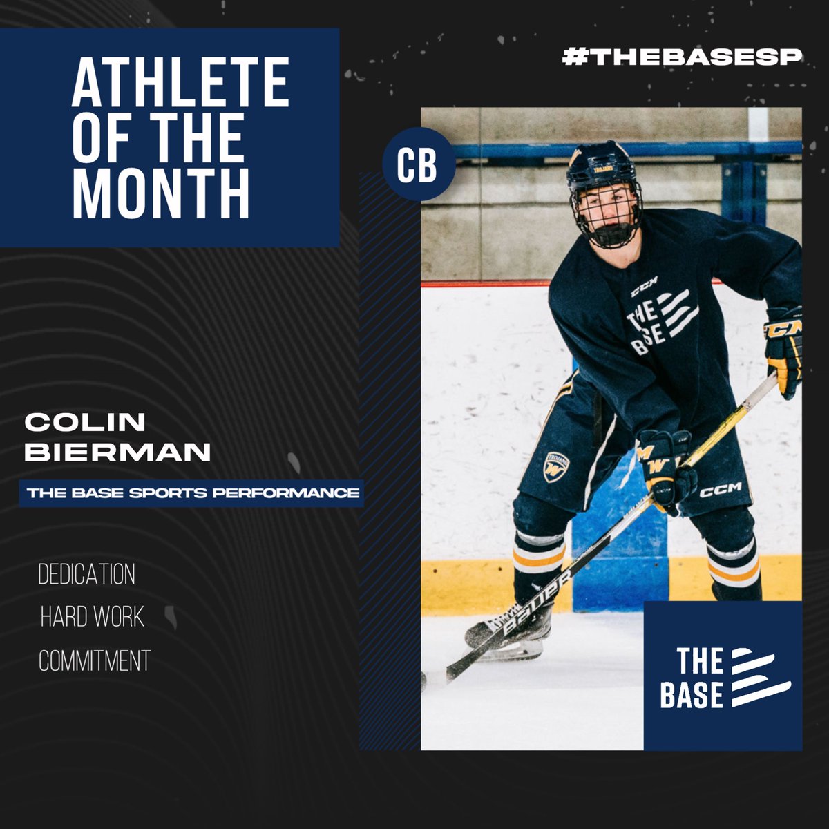 Athlete of the Month for July: Colin Bierman of Wayzata. Relentless month of work on and off the ice. 
#TheBaseSP