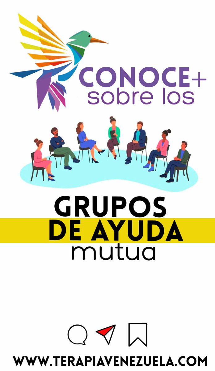TerapiaVzla's tweet photo. Conoce más sobre los GAM. Visita nuestra pág. web y redes sociales.
Comparte tu experiencia con nosotros. #terapiavenezuela #GAM #gruposdeayuda https://t.co/DsQKN8FkGJ