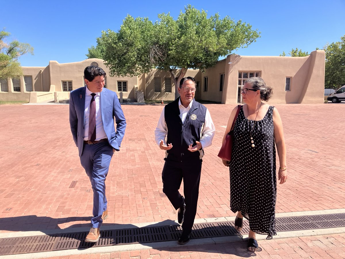 LtGovMorales's tweet photo. Glad to thank dedicated staff of @NHCCNM in Albuquerque today following the intentional car crash there causing at least half a million dollars of damage to the beautiful building. Quick thinking of NHCC workers  probably saved lives on Friday. Repairs have already begun. #nmleg https://t.co/eCnL9Xr6rQ
