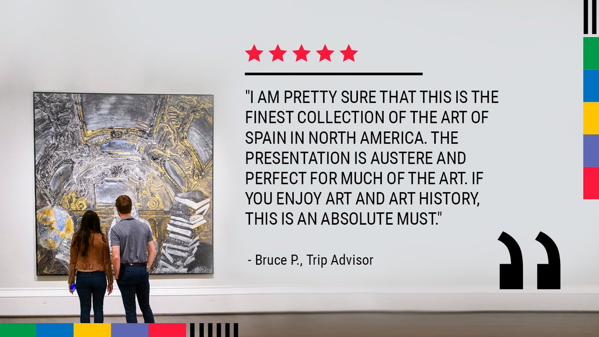 MeadowsMuseum's tweet photo. Thank you, Bruce! 🙏

Stop by the #MeadowsMuseumDallas and see what all the fuss is about. Visit our website for ticket info, directions, and more.

P.S. Don't forget we have FREE admission all summer! 👏 https://t.co/HHDIxrhfpI
