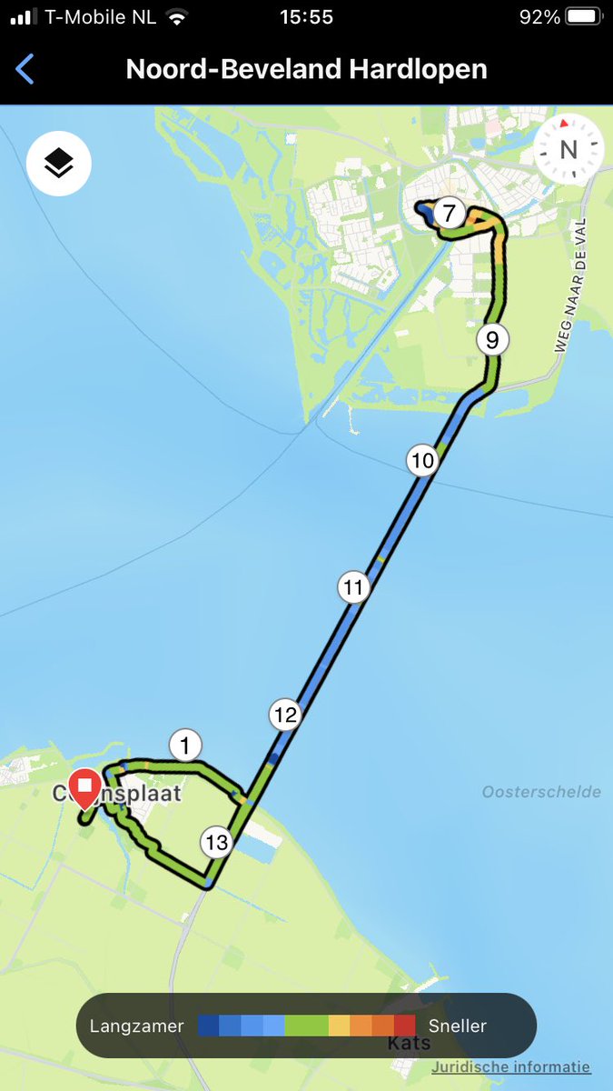 Mooie voorbereiding op de <a href="/40vanBreda/">40 van BREDA</a> : Colijnsplaat-Zierikzee vv via de #Zeelandbrug .
Heen met stevige wind in de rug, terug met 7bft tegen😬💪. Dan is het Fijn dat Annelieke en Wouter je uit de wind houden😎🙏