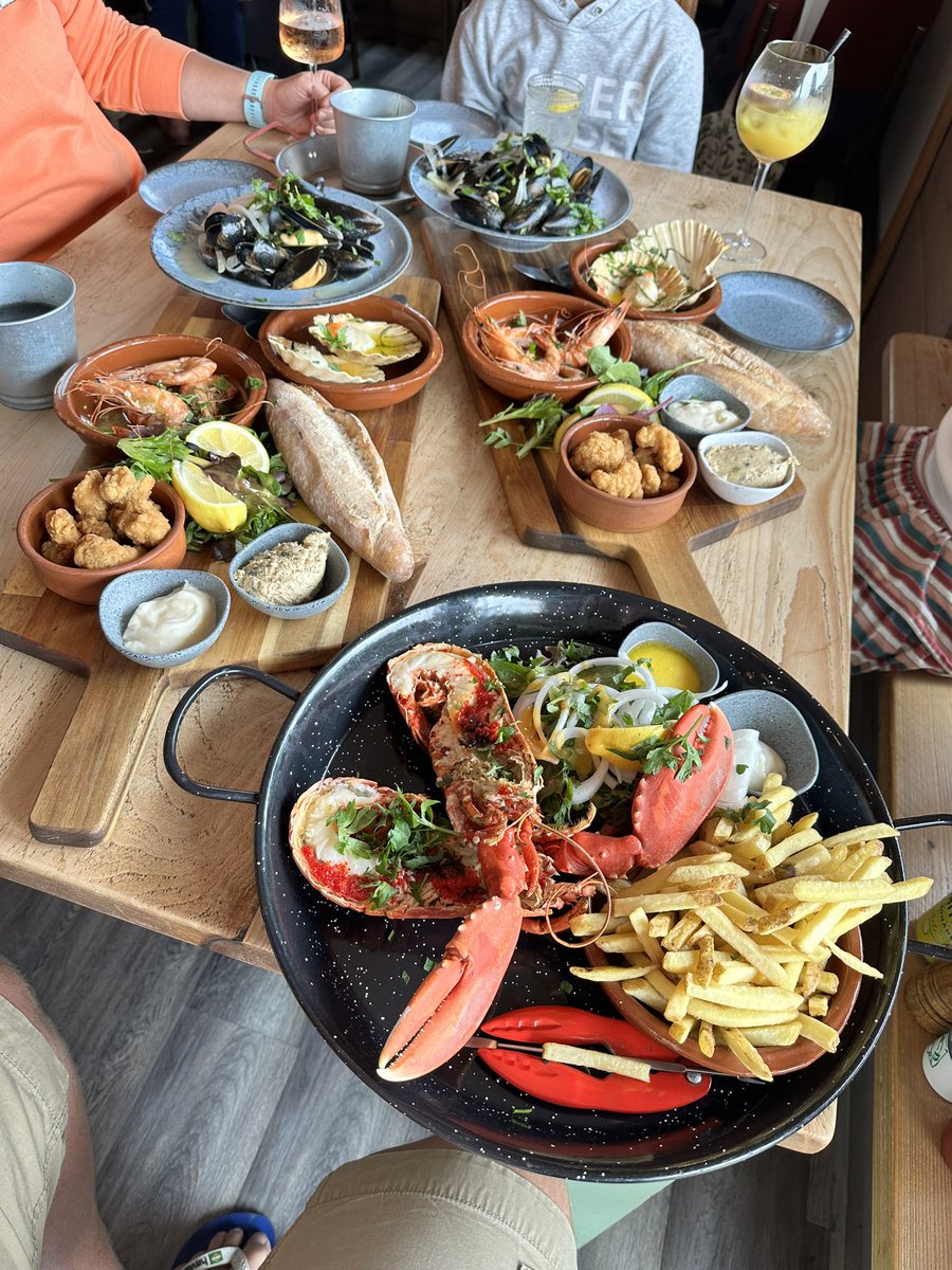 Great lunch today as ever at the  <a href="/the_stone_crab/">The Stone Crab</a> 🦞 🍤 🐙 🐠