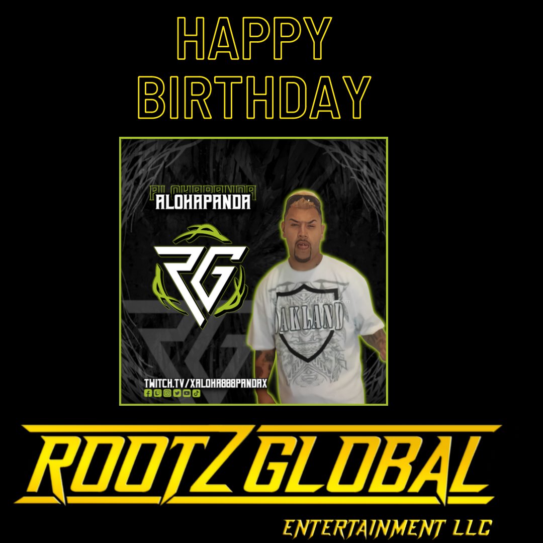 rootz_global's tweet photo. Be sure to wish Panda a happy birthday on his TikTok live tonight at 9PM HST!! 🎉 (TikTok: xaloha808pandax) #RGBBY #rootzglobalent #HBD https://t.co/XQuQfG2RWz