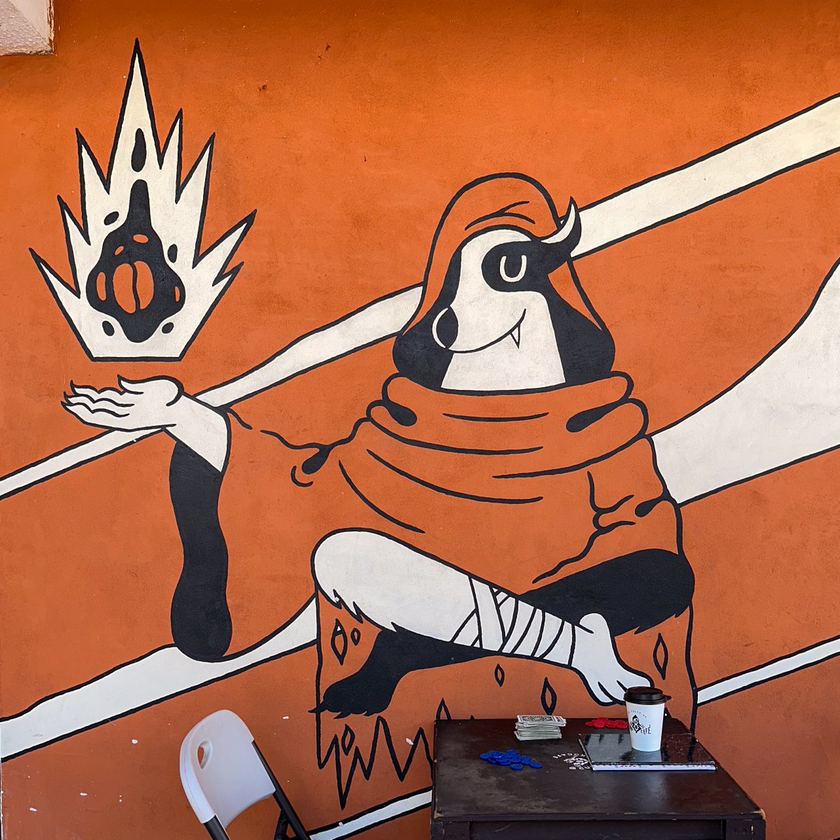 Donde veas ese dibujo, ahí es.
Estamos en navarrete 125, local 15.