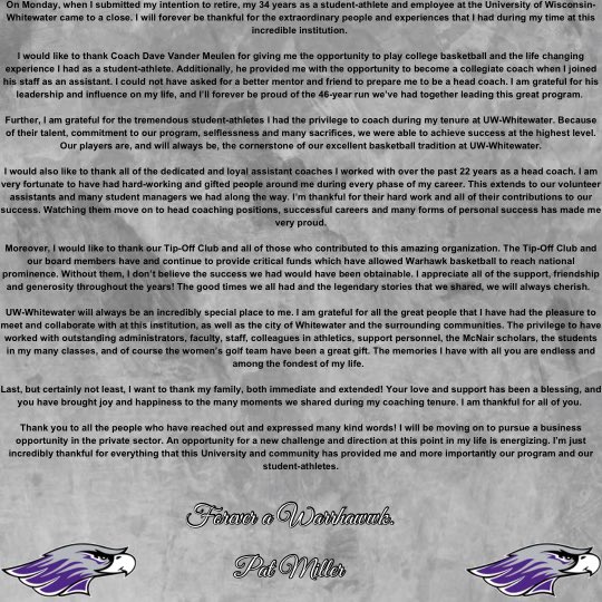 Pat Miller (@coachpatmiller) on Twitter photo 