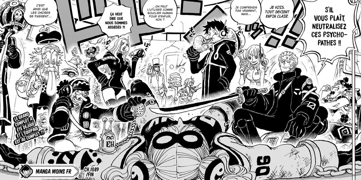 EllBoonitoo's tweet photo. #ONEPIECE1089 
Bon bah finalement Morgans il avait pas menti en disant que Luffy retiens vegapunk en otage https://t.co/p8K5MtdgFp