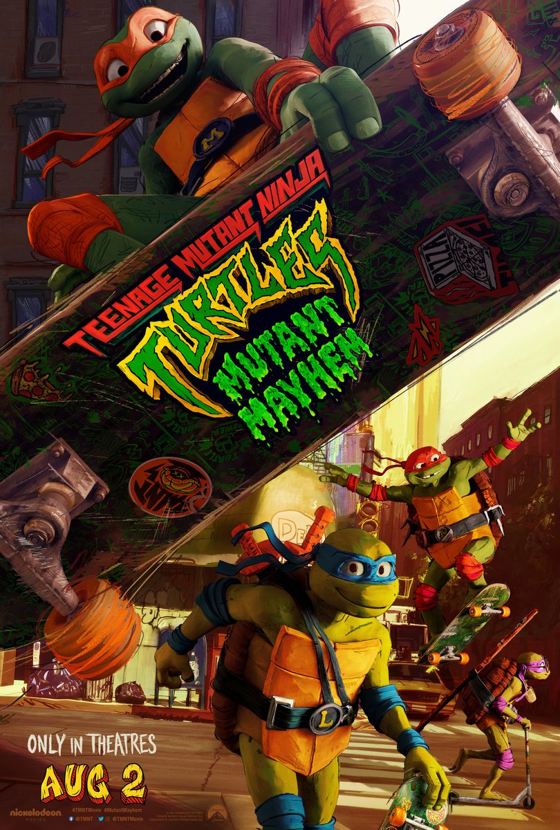 Teenage Mutant Ninja Turtles: Mutant Mayhem 
🎬 Rated PG  /  1hr39min 🎬

⬇️ SHOWTIMES at Linda Theatre ⬇️

Thursday, August 3rd:   7:30PM
Friday, August 4th:   5PM &amp; 7:30PM
Saturday, August 5th:   2:30PM, 5PM, &amp; 7:30PM
Sunday, August 6th:   2:30PM, 5PM, &amp; 7:30PM

❌ Closed M - W