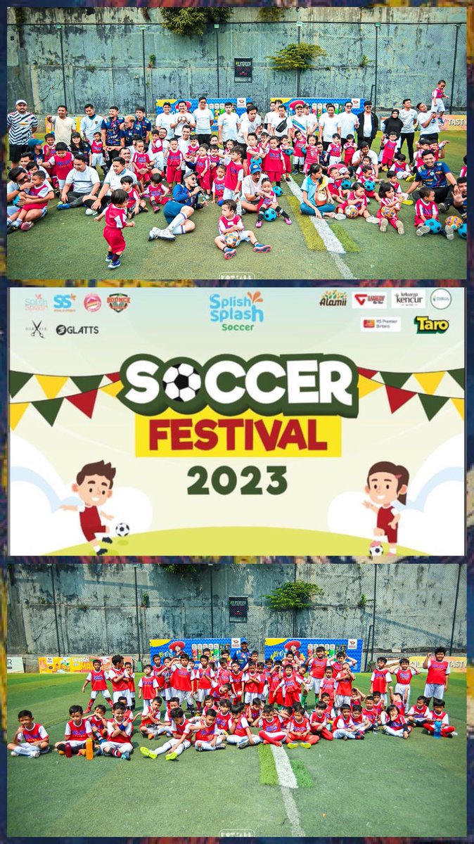 sandyprathama6's tweet photo. SPLISH SPLASH SOCCER
Soccer Festival 2023
@PSSI @erickthohir https://t.co/uEzQRLfdBy