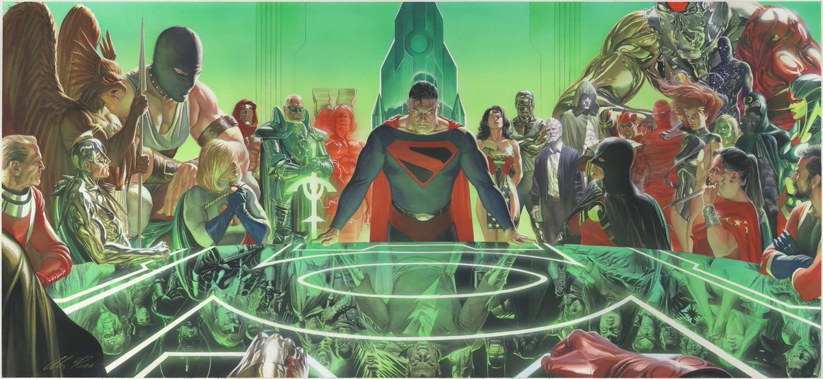 D4hz4hn's tweet photo. Artwork is often half if not more of the comic experience so I think it's pretty justifiable to want an animated adaptation to retain the look. Cutting Alex Ross's or Tim Sales artwork is just like cutting a whole character or plot line! After that it's basically a different book https://t.co/SZogUhnURb