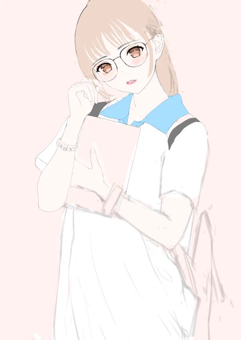 30日目です。スミマセン油断しました 今日は修正と描き込みしました。 #模写 #イラスト練習中