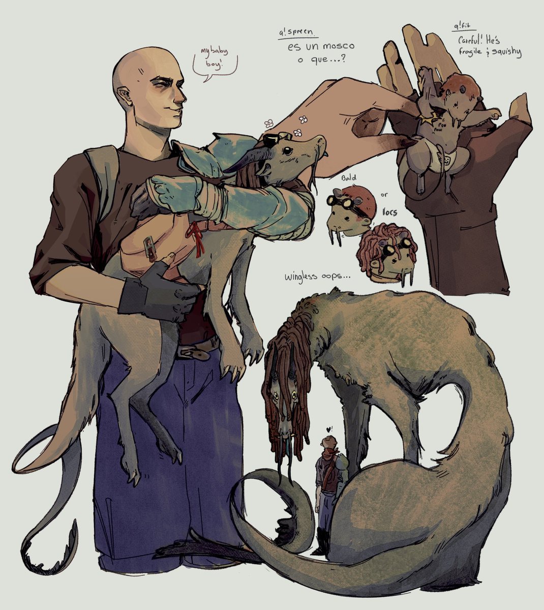 ramon and fit dragon practice 
(the other eggs remain in sketch pile hell)