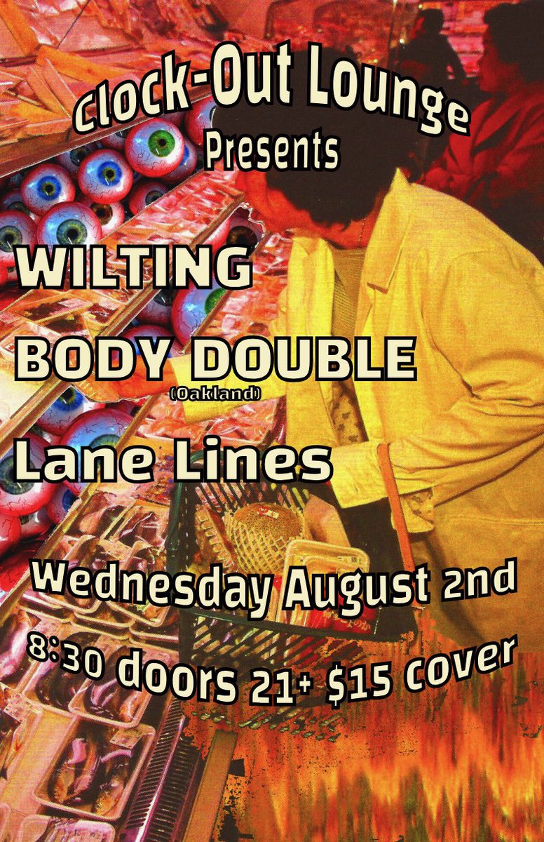 bodydoubleusa's tweet photo. Seattle, Clock-Out Lounge, tonight https://t.co/jPLUvbTXjQ