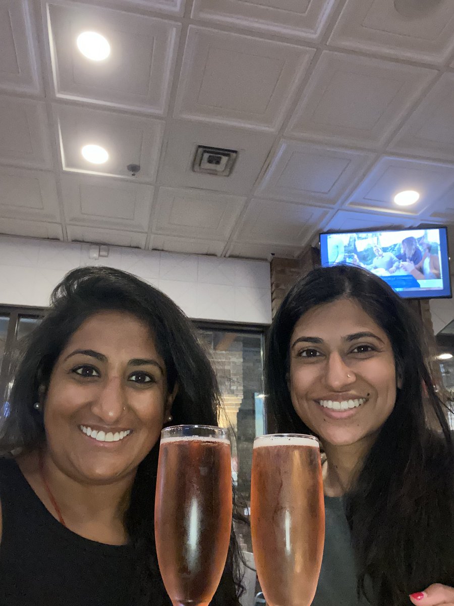 PalluAgs's tweet photo. sister time! both of us playing “hookie” from work! Nice to disconnect from work even for a few hours to spend some much needed time w my baby sister :) 

#AgarwalTrouble #sistertime #notsolittle https://t.co/ABkwAnXTdN
