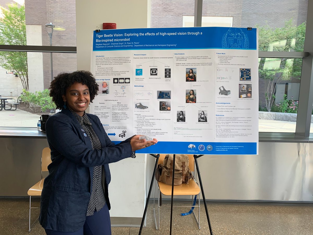 Our CSE summer student from @UBSTEM, Megdess, did truly outstanding at her poster and amazing work all summer!