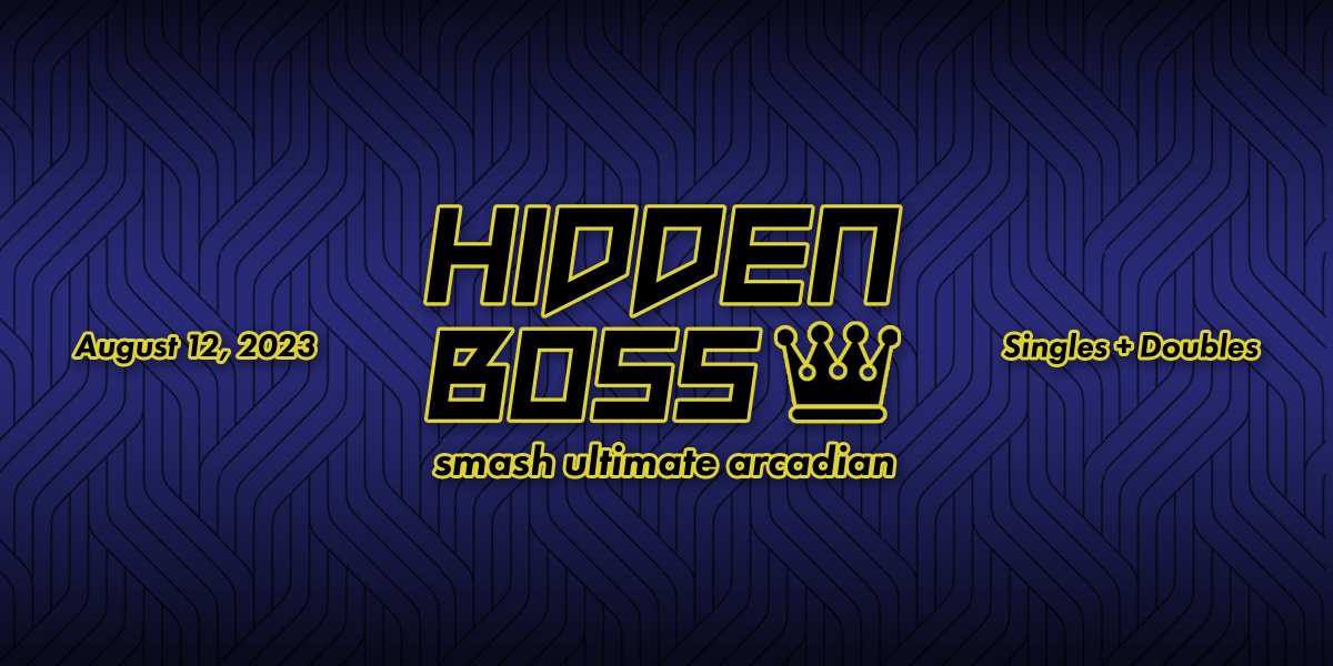 👑 REMINDER 👑

Hidden Boss 2 is coming up in two weeks in KC!

📍 Out of state welcome
🎮 Singles, Pro/Am doubles
🗺 Kansas City, MO
❓ Open HDR Bracket?

Reg below! ↘↘