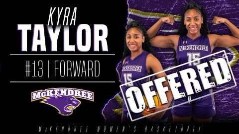 Kyra Taylor (@kyratay49125498) on Twitter photo After a great visit with <a href="/McKendreeWBB/">McKendree WBB</a> I am very excited to have received an D2 offer to play basketball! Thank you <a href="/CoachK_40/">Kari Kerkhoff</a> and coaching staff for this opportunity! #GoBearcats After a great visit with <a href="/McKendreeWBB/">McKendree WBB</a> I am very excited to have received an D2 offer to play basketball! Thank you <a href="/CoachK_40/">Kari Kerkhoff</a> and coaching staff for this opportunity! #GoBearcats