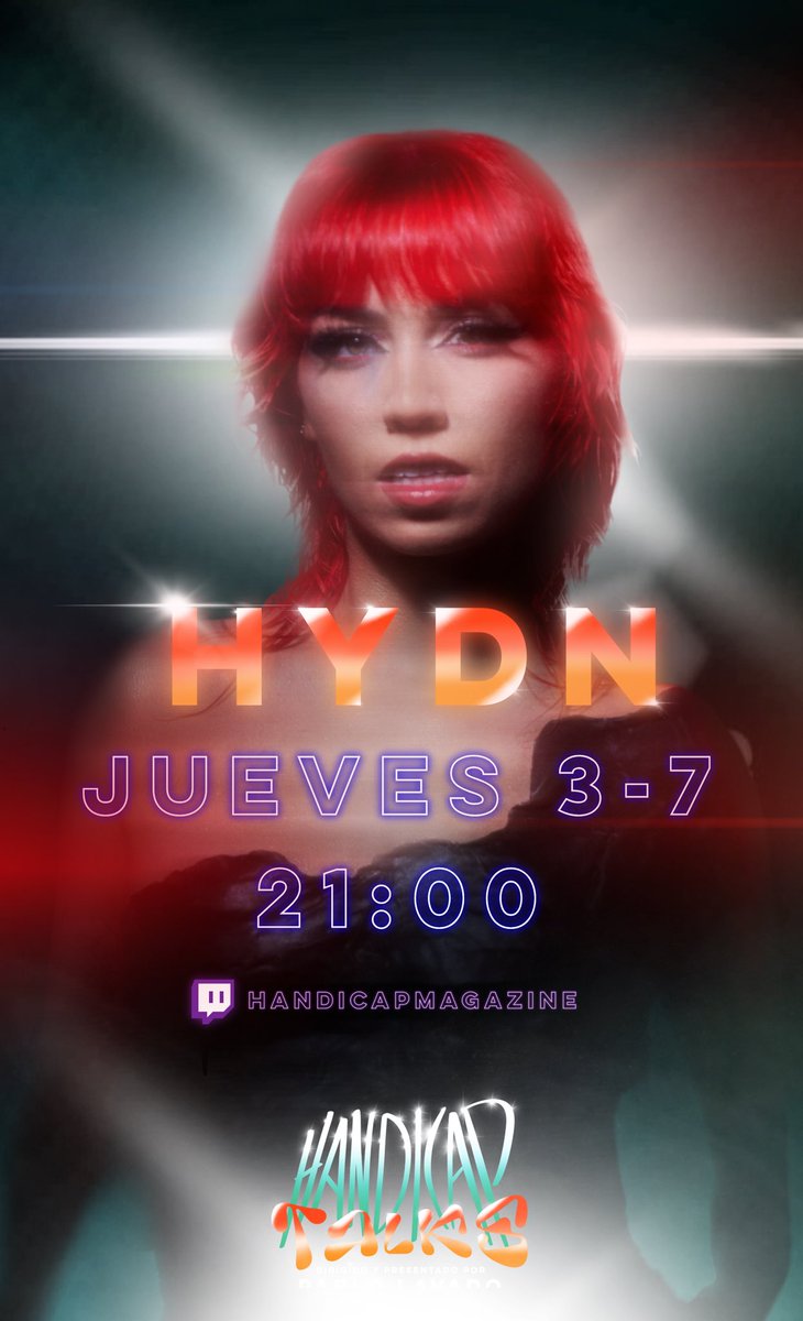 handicapmagazi1's tweet photo. Nos complace anunciar que la invitada de esta semana para nuestro #handicaptalks es @iamhydn ❤️✨✨ Nada más que decir !! Nos vemos en directo a las 21:00 desde nuestro canal de @TwitchES / HANDICAPMAGAZINE https://t.co/8QxJRRyEEO