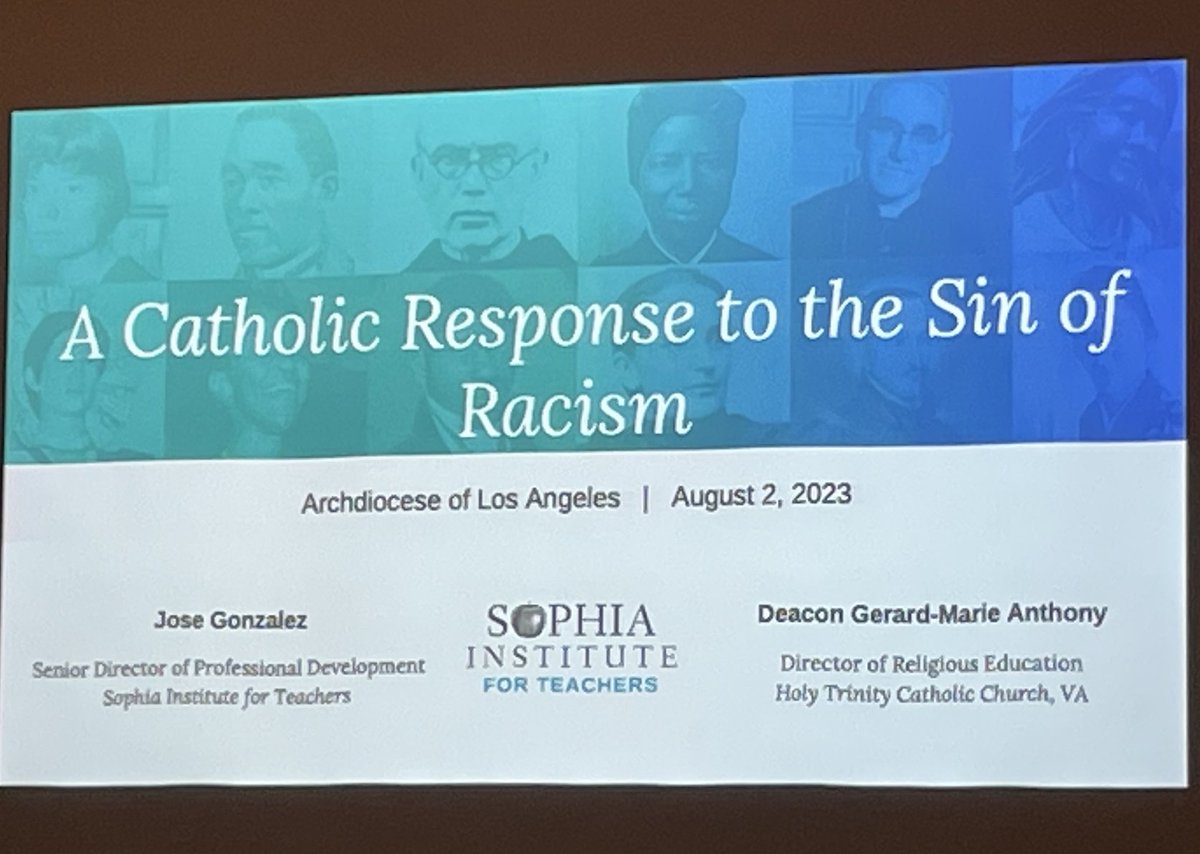 CathedralChapel's tweet photo. Thank you @SophiaTeachers for a moving catechetical workshop on "A Catholic Response to the Sin of Racism".  We appreciate you! https://t.co/ZFxCfA4Atq