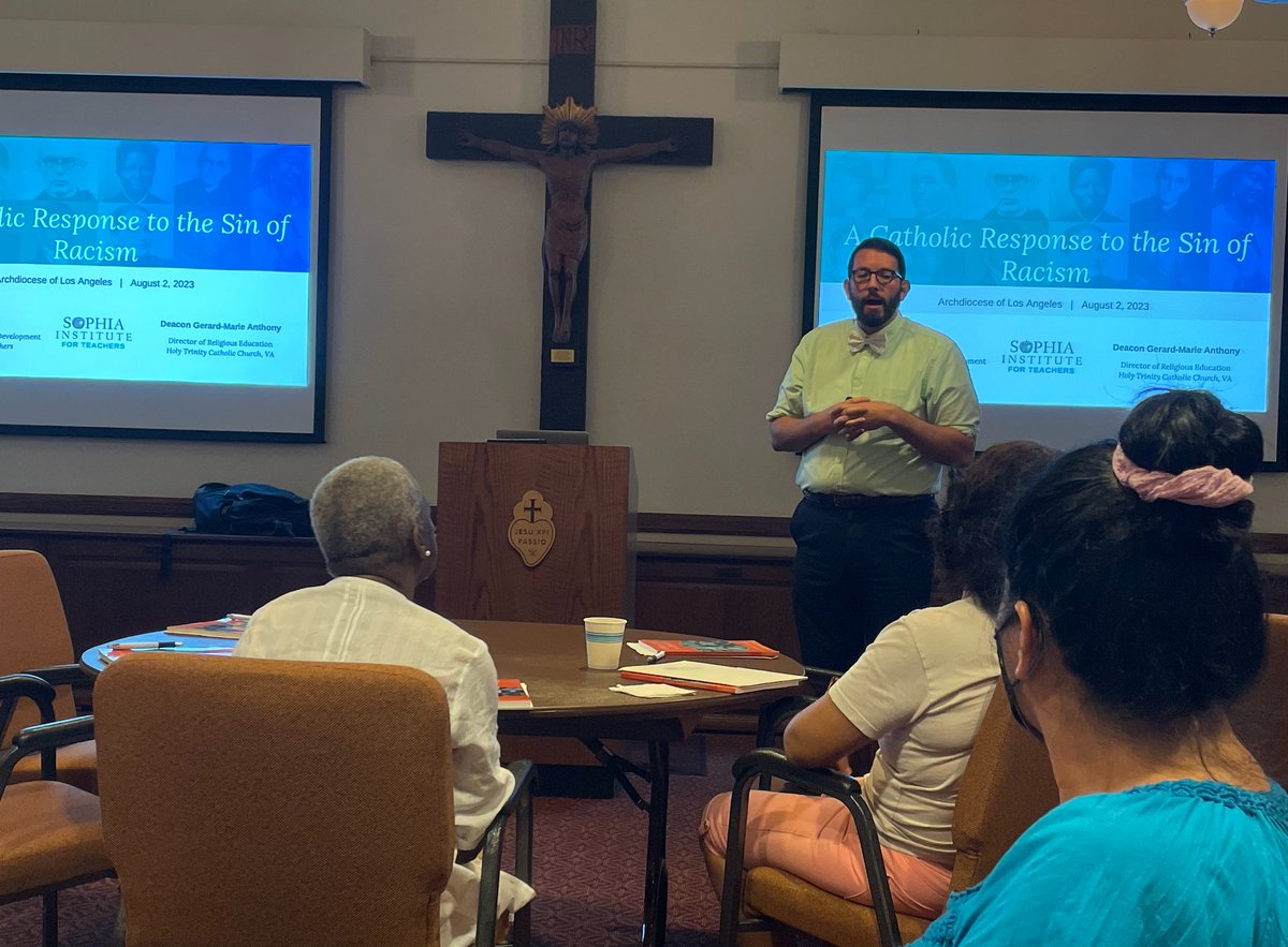 CathedralChapel's tweet photo. Thank you @SophiaTeachers for a moving catechetical workshop on "A Catholic Response to the Sin of Racism".  We appreciate you! https://t.co/ZFxCfA4Atq