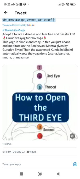 #InternationalYouthDay23 True knowledge, inspiration &amp; intuition can be accessed directly within us thru the practice of GuruDev Siyag's Siddhayoga. The activation of the Third eye allows us entry into the portal of  Knowledge