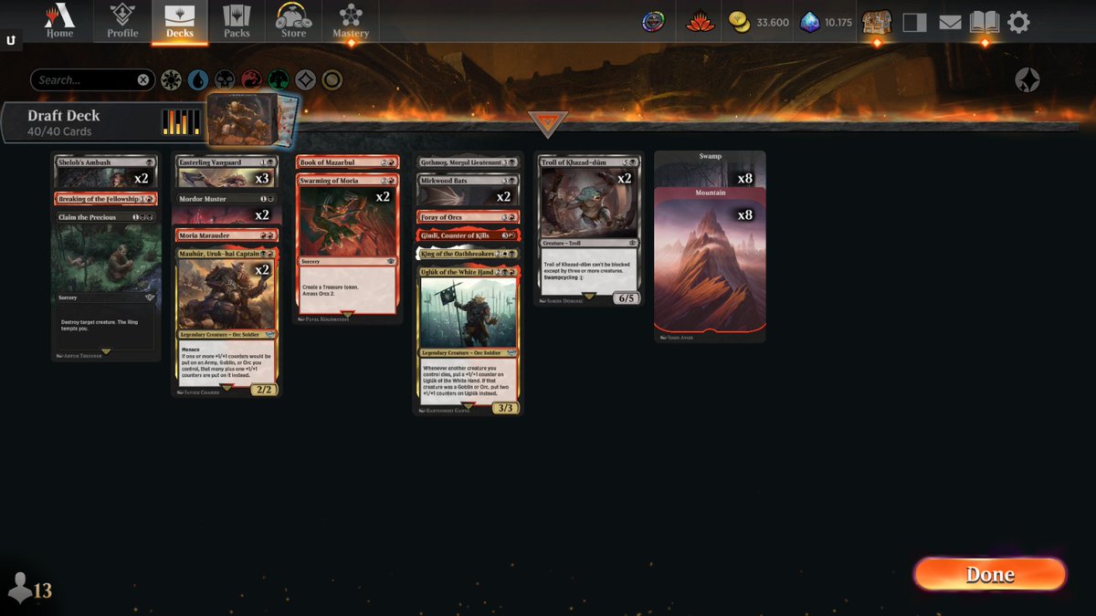 FelipeaLandim's tweet photo. Um Rakdos liso eu diria!
#MagicTheGathering #magicarena #draftarena https://t.co/3b0VoThWtA
