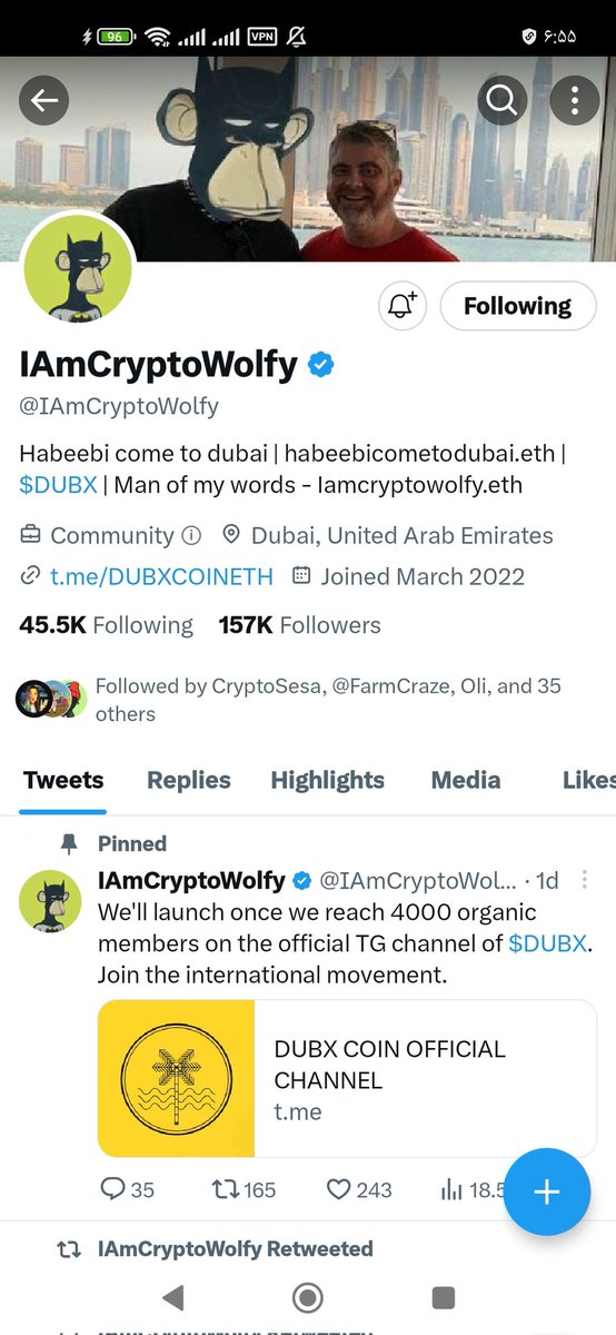 Oxabdabigwin's tweet photo. @A100888 @IAmCryptoWolfy Done https://t.co/d3z5pqemW1